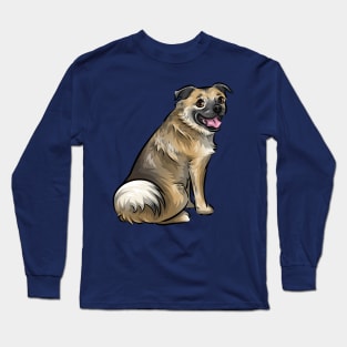 Jug | Pug Jack Russell Terrier Cross | Cute Dog Long Sleeve T-Shirt